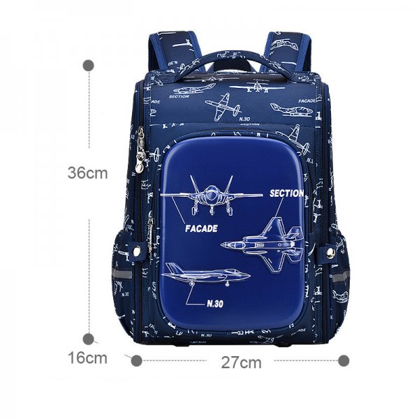 Men's And Women's Fashion Integrated Open Large Capacity Schoolbag